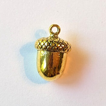 Acorn Charm Gold - Image 2