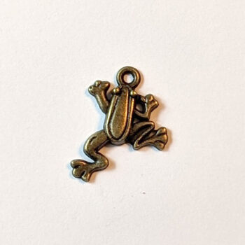 Frog Charm Antique Bronze - Image 2