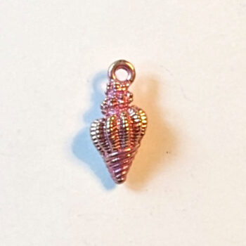 Pink Tulip Shell Enamel Charm