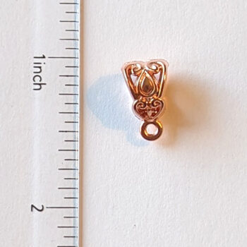 Large Rose Gold Bail Connector - Image 2