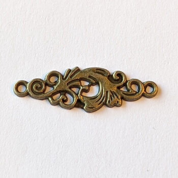 Vine Connector Pendant Antique Bronze