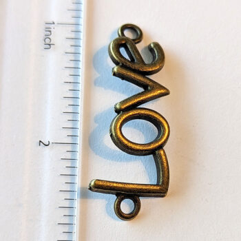 Love Connector Antique Bronze - Image 2