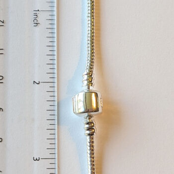 Silver Stainless Steel European Style 3 mm Charm Necklace - Image 3