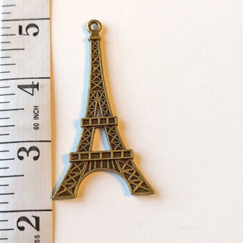 Large Eiffel Tower Pendant Antique Bronze - Image 2