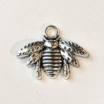 Bee Charm Antique Silver - Image 5