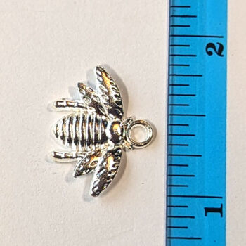 Bee Charm Antique Silver - Image 4