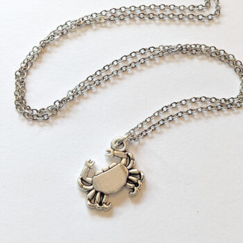 Antique Silver Crab Necklace - Image 2