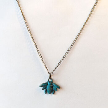 Bee Antique Bronze Patina Necklace - Image 4