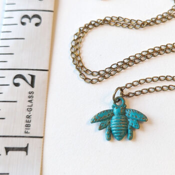 Bee Antique Bronze Patina Necklace - Image 3