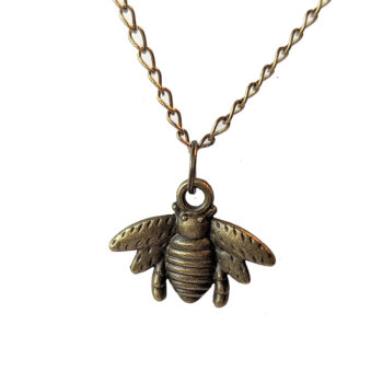 Bee Antique Bronze Necklace