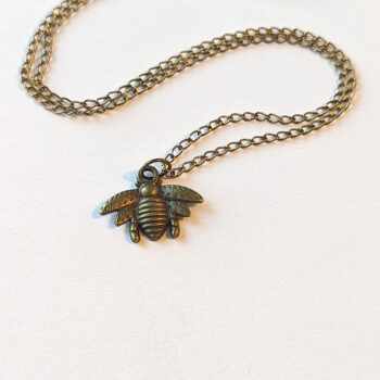 Bee Antique Bronze Necklace - Image 2