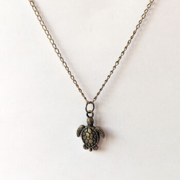 Antique Bronze Sea Turtle Vintage Style Necklace - Image 4