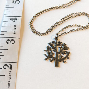 Antique Bronze Tree of Life Necklace - Image 2