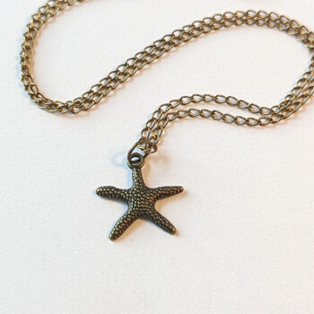 Starfish Vintage Style Necklace Antique Bronze - Image 2