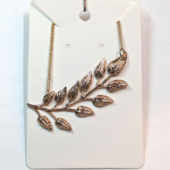 KC Gold Fern Branch Lightweight Filigree Necklace - Image 5