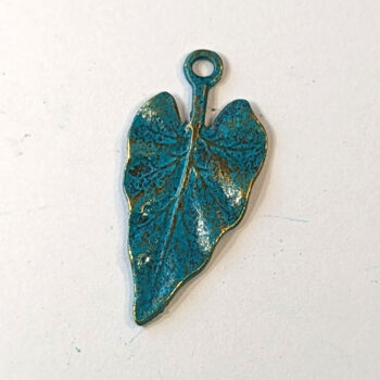 Curved Leaf Antique Bronze Patina