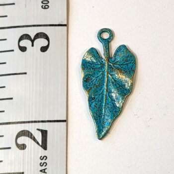 Curved Leaf Antique Bronze Patina - Image 2