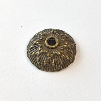 Acorn Top Bead Cap Antique Bronze - Image 3