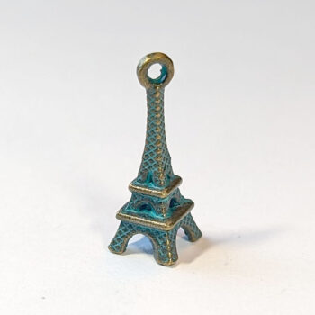 Eiffel Tower 3D Charm Antique Bronze Patina