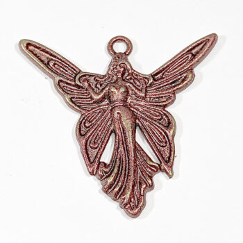 Angel Fairy With Wings Pendant Antique Copper