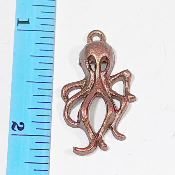 Octopus Charm Antique Copper - Image 3