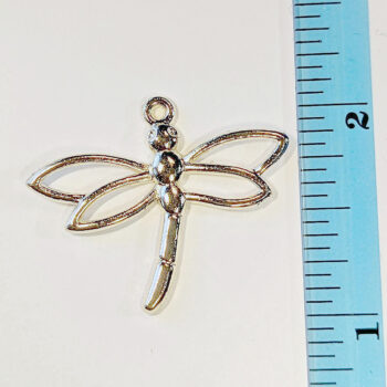 Hollow Dragonfly Pendant KC Gold - Image 2