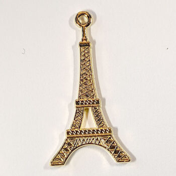 Eiffel Tower Pendant Gold