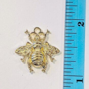 Medium Bee Charm KC Gold - Image 2