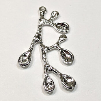 Modern Branch Pendant Silver