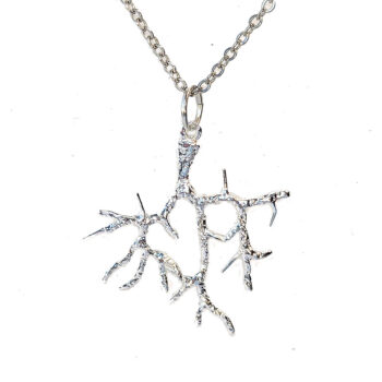 Silver Tree Wild Branches Necklace