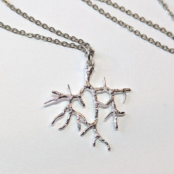 Silver Tree Wild Branches Necklace - Image 5