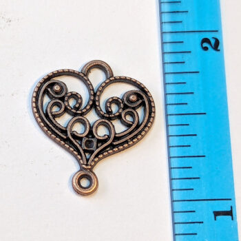 Decorative Connector Charm Antique Copper - Image 2