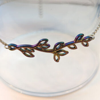 Rainbow Branch Hollow Leaves Bracelet / Anklet - Image 3