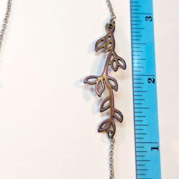 Rainbow Branch Hollow Leaves Bracelet / Anklet - Image 2