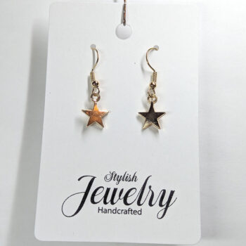 Small Star KC Gold Earrings - Image 5