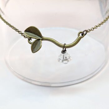 Antique Bronze Branch Leaves Flower Bracelet / Anklet