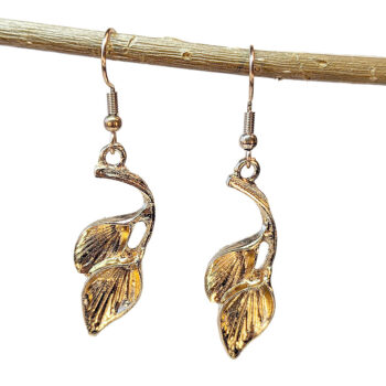 KC Gold Calla Lily Flower Earrings