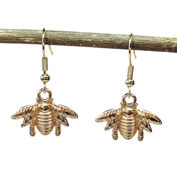 KC Gold Bee Earrings