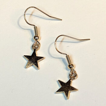 Small Star KC Gold Earrings - Image 2