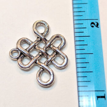 Celtic Knots Charm Antique Silver - Image 2