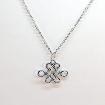 Celtic Knots Antique Silver Necklace - Image 4