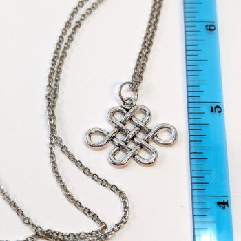 Celtic Knots Antique Silver Necklace - Image 2