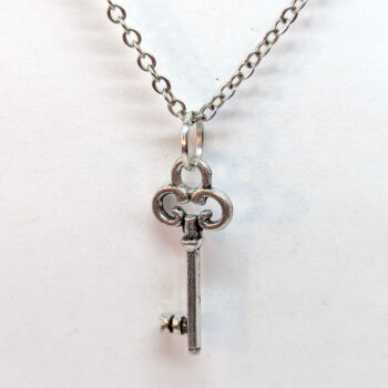 Antique Silver Small Master Key Necklace - Image 4