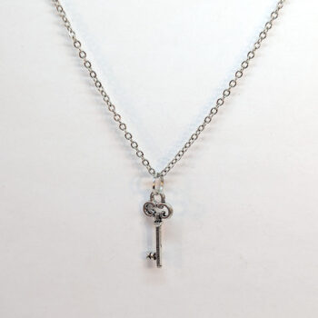 Antique Silver Small Master Key Necklace - Image 3