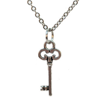 Antique Silver Small Master Key Necklace