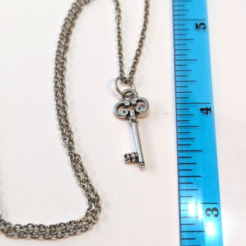 Antique Silver Small Master Key Necklace - Image 2