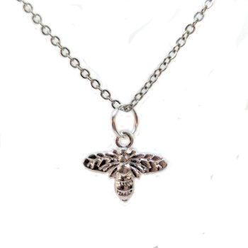 Silver Small Bee Necklace