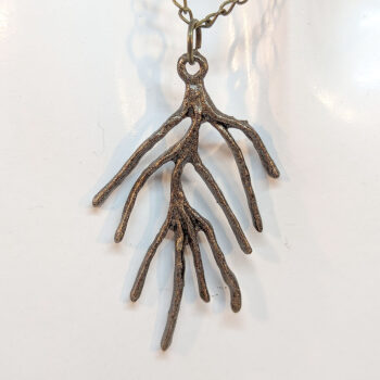 Antique Bronze Branch Wild Branches Necklace - Image 2