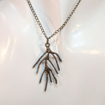 Antique Bronze Branch Wild Branches Necklace