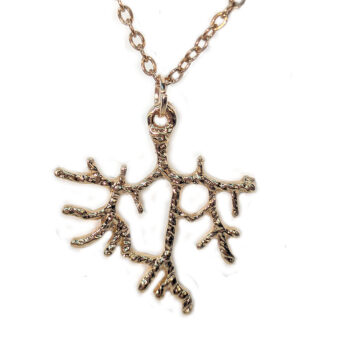 KC Gold Tree Branch Necklace